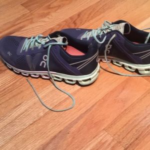 On cloud running shoes